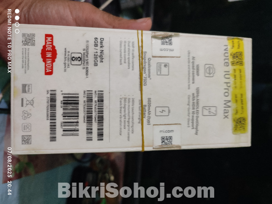 Redmi note 10 pro max